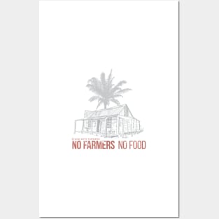 No Farming No Food | Farm Living | Tropical Tree Posters and Art